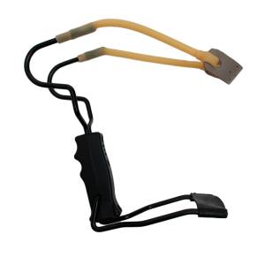 Fisga com apoio em metal