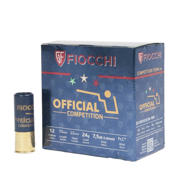 Cartuchos Fiocchi  Official Competition 7,5 24 gramas
